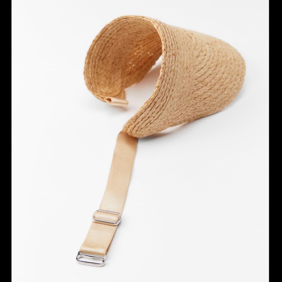 ZARA RAFFIA VISOR - Picture 3 of 5